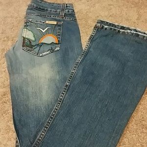 Grass Los Angeles Distrssed Jeans, Size 25