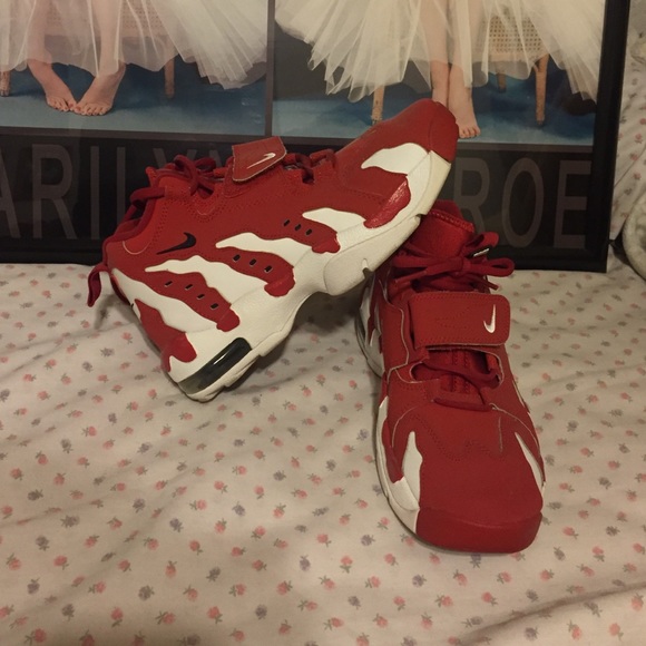 Nike Air Red and White 5.5Y