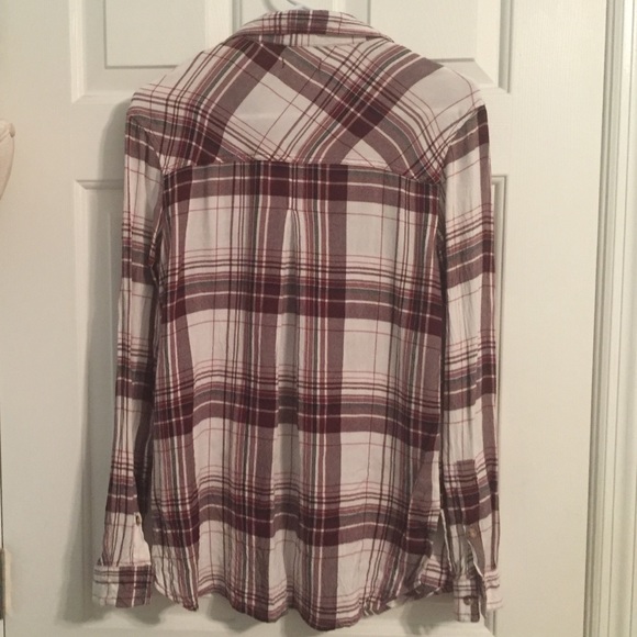Burgundy BDG flannel - Picture 4 of 4
