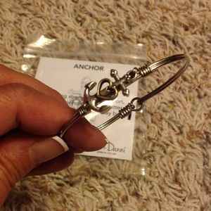 Luca + Danni Anchor Bangle NWOT Gold and Silver
