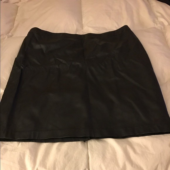 Leather Like Skirt
