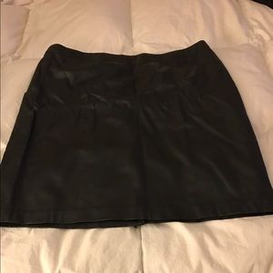 Leather Like Skirt