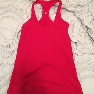Lululemon cool racerback in red