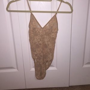 American apparel lace leotard