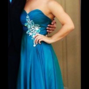 Turquoise Prom Dress