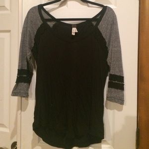 3/4 sleeve Free People tshirt