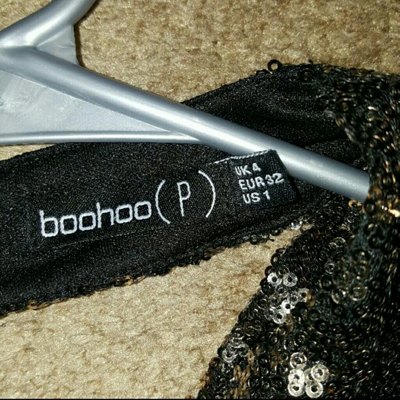 SEQUIN LONG SLEEVE ROMPER - Picture 2 of 4