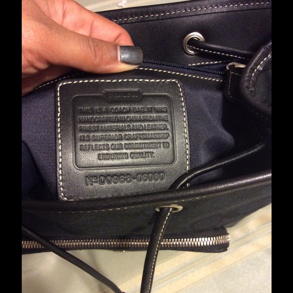 Coach Signature C Canvas Backpack