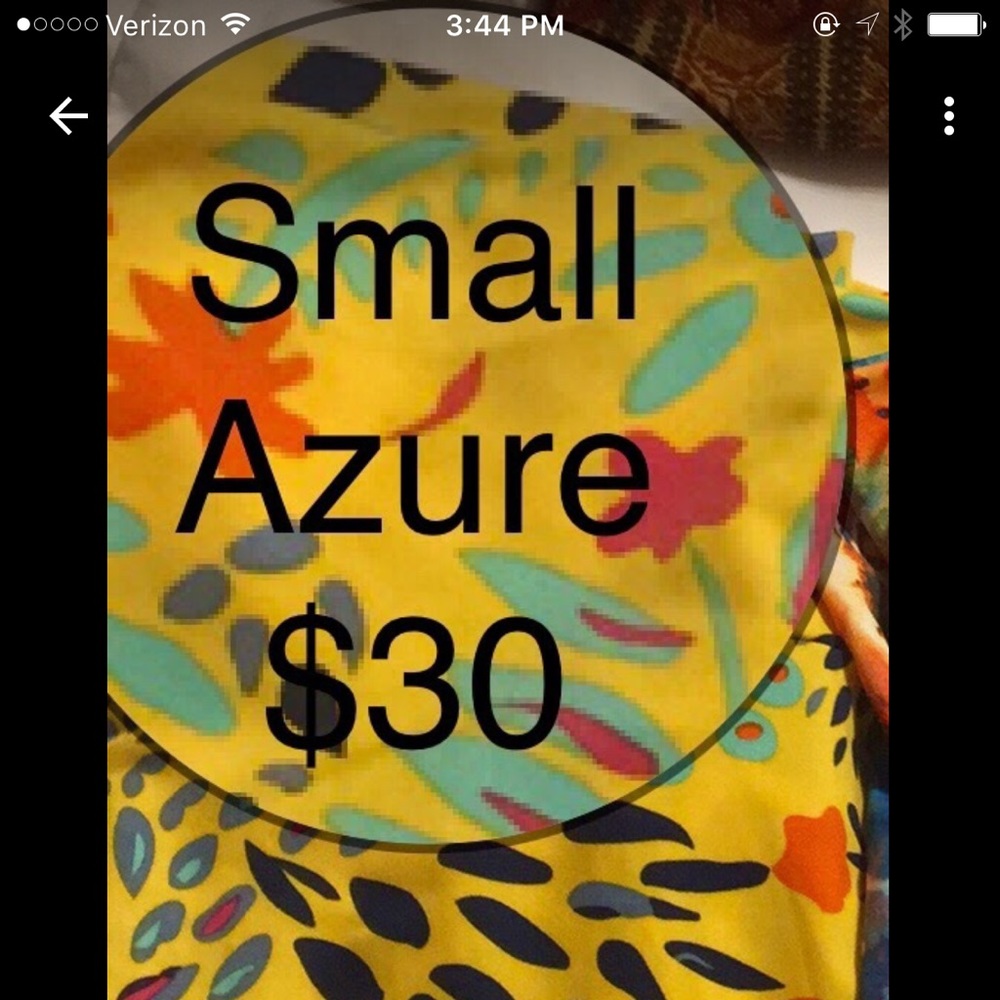 LulaRoe Azure size Small