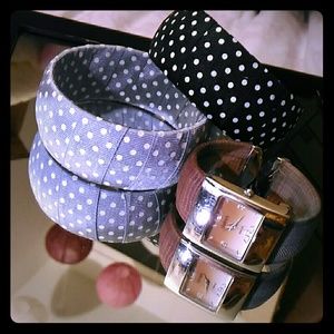 2/$8 • Claire's Watch & Two Dotted Bracelets