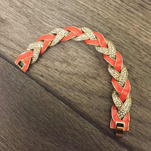 Chain Link Bracelet  - ORANGE
