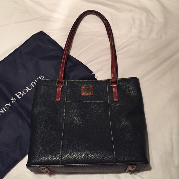 Dooney and Bourke Whitney tote navy leather