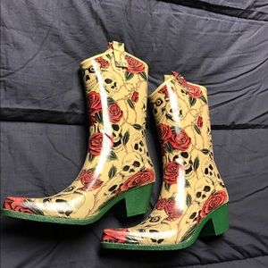 Nomad Day of the Dead Boots Sz 7 💕