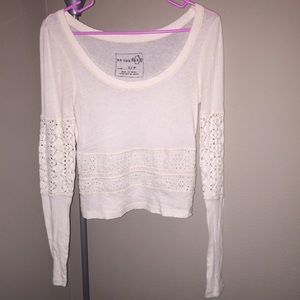 "We the Free" Free People Crochet Lace Top