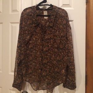 Free People floral blouse