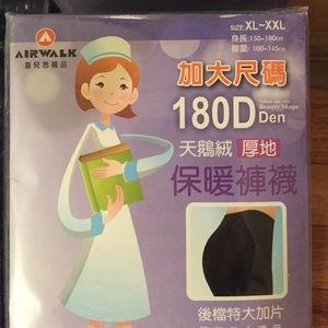 Soft velvet 180D warm tights stocking (XL~XXL)