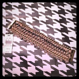 **NWT** Mixed Chain and Rhinestone Bracelet