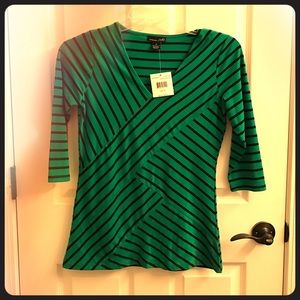 rxb green with black stripes shirt