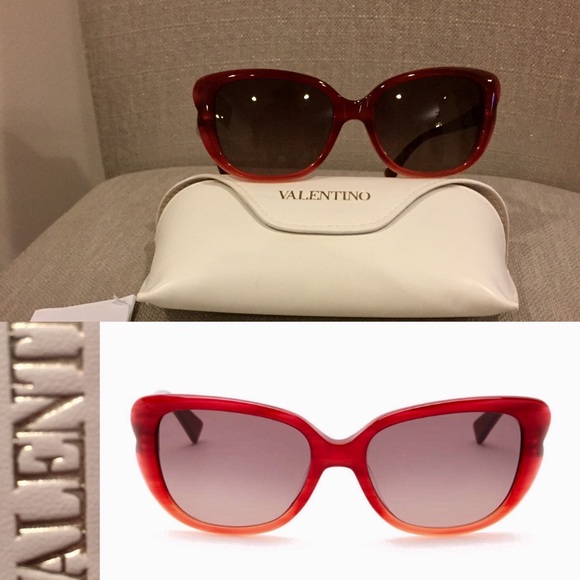 Valentino Women's Cat Eye Sunglasses - Picture 4 of 4