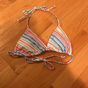 VS striped bikini top