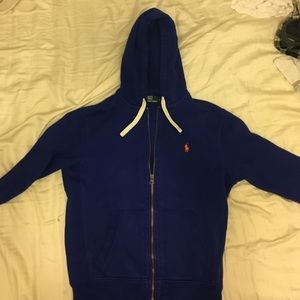Blue Zip Up Hoodie