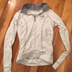 Pink yoga quarter zip