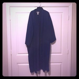 Men's navy robe