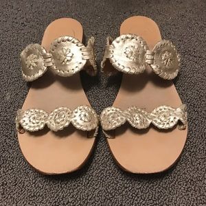 Jack Rogers Platinum Lauren Sandal