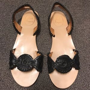 Jack Rogers Black Lilliana Sandal