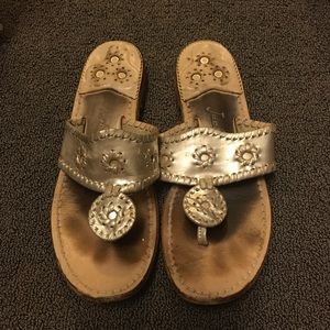 Jack Rogers Platinum Sandal