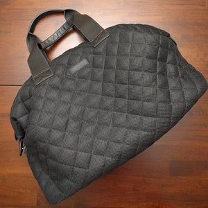 TOPSHOP Quilted Mesh Luggage Bag