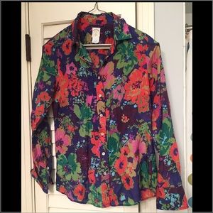 J. Crew Floral Shirt | sz 0 | Gently Used