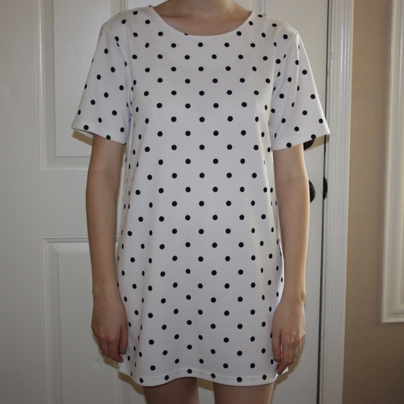 Polka Dot shift dress