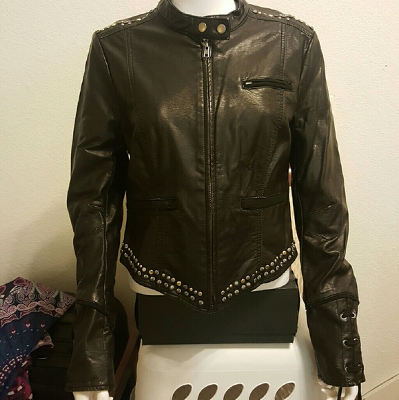Never worn! New like! Free People leather jacket