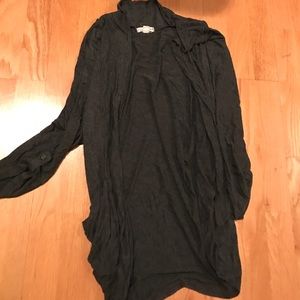 Gray slouchy cardigan