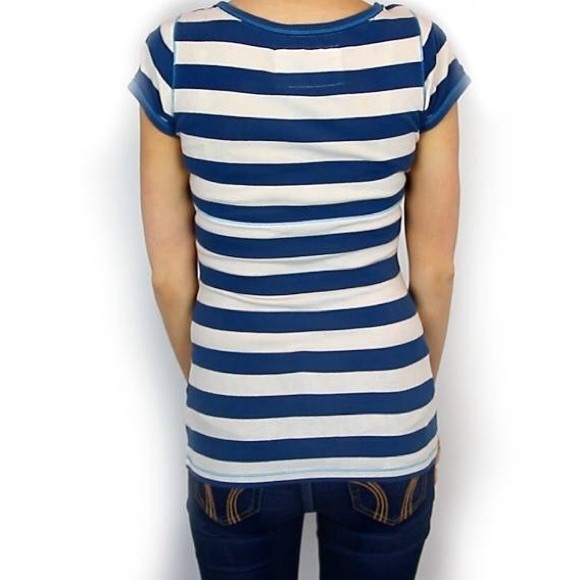 Navy Striped Aeropostale Top - Picture 2 of 2