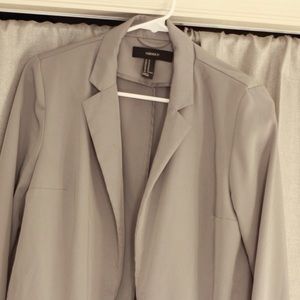 Forever 21 Formal Gray Blazer