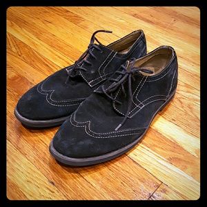 Calvin Klein Wingtip Casual Blue Suede DressShoes