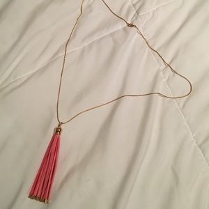 Pink Tassle Necklace ( Charming Charlie)