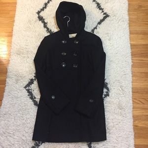 Michael Kors A-line wool peacoat