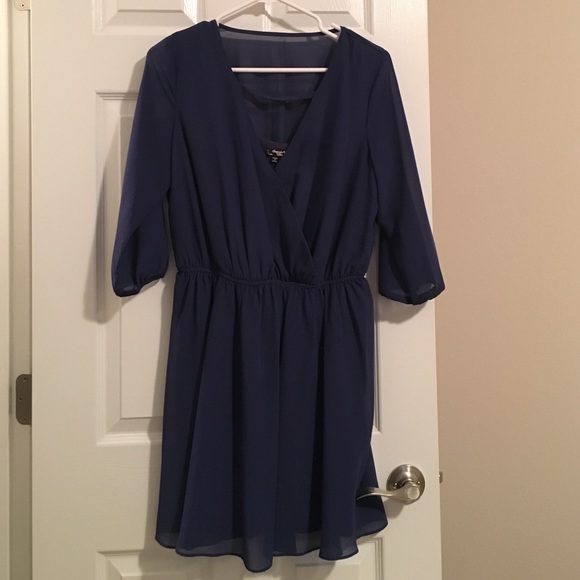 Navy blue dress