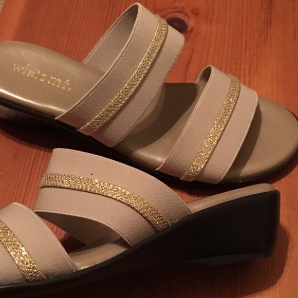 Gold Strap Slip-on Dress shoes