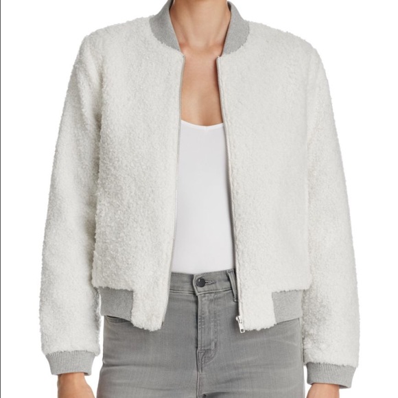 BB DAKOTA faux fur bomber jacket