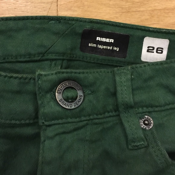 Volcom dark green jeans - Picture 2 of 4