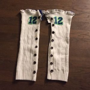 Seattle Seahawks 12th man leg warmers