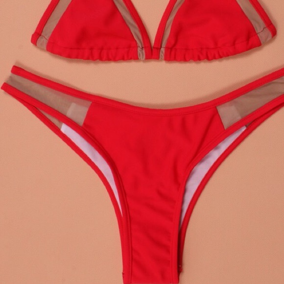 Clearance! Red bikini set sw156 - Picture 3 of 4