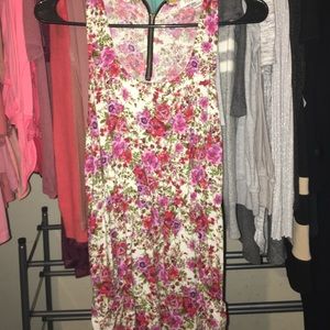 floral forever 21 dress with two front pockets