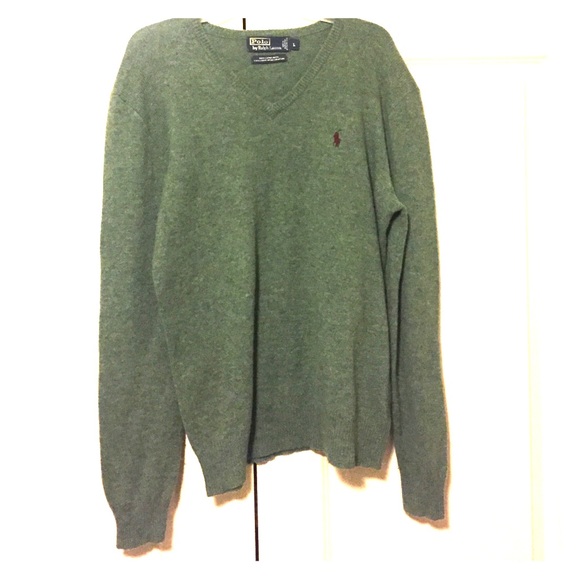 Green Polo Sweater