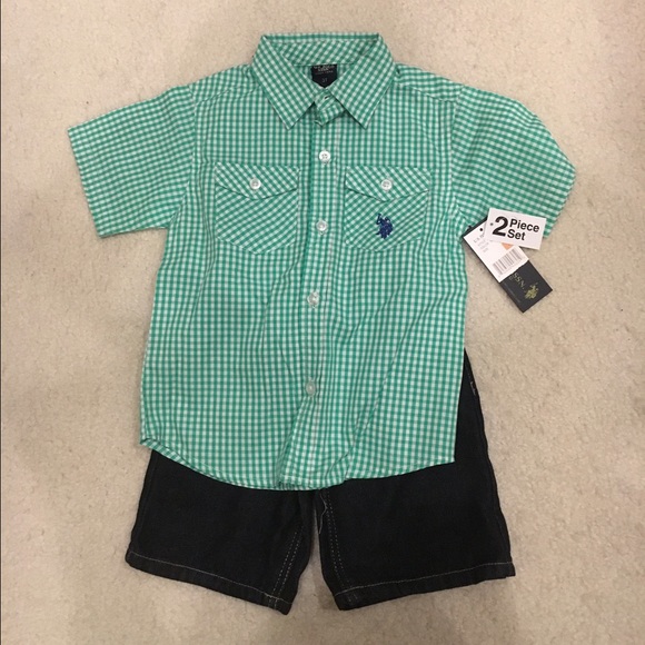 US Polo 2piece polo shirt and short set - Picture 1 of 3