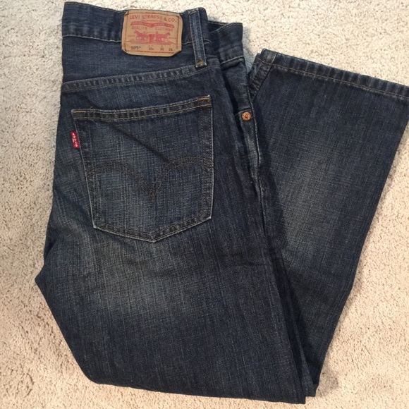 Levi 505 woman's crop jeans.